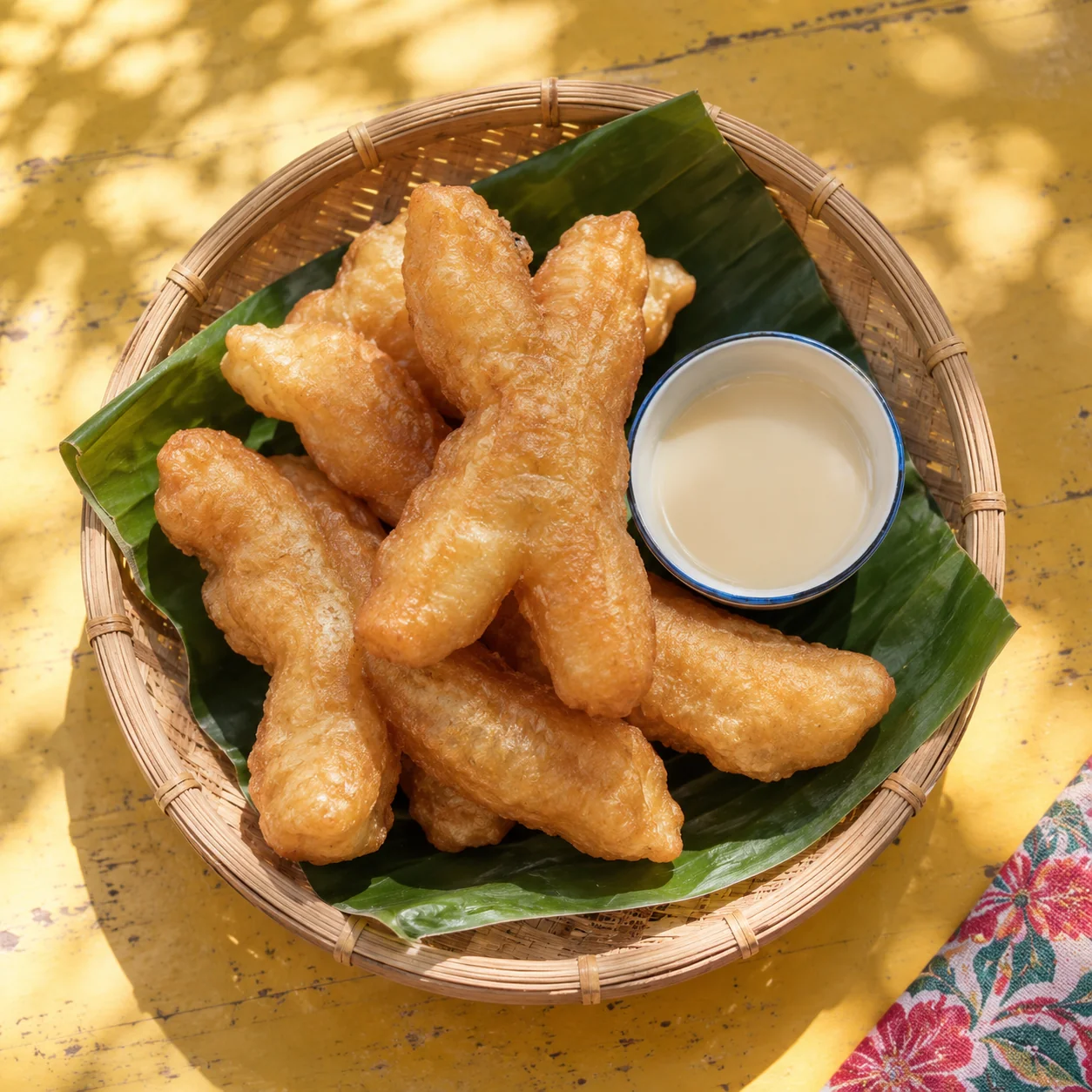 Pa Thong Go auf einem sommerlichen Streetfood-Markt